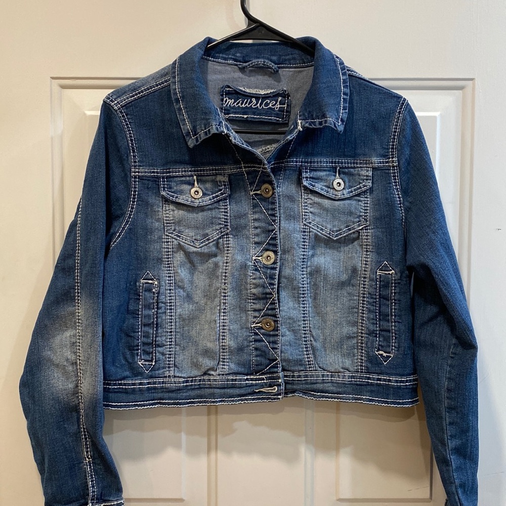 Maurice’s crop Jean jacket